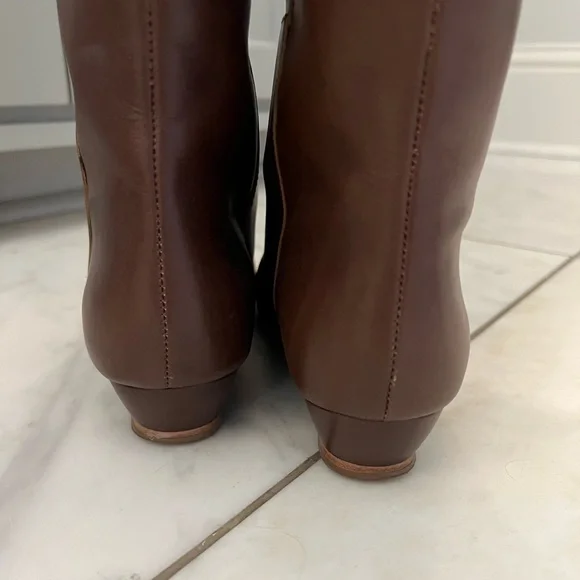 Loeffler Randall Matilde Demi-Wedge Knee Boot, Chestnut - Picture 7 of 14